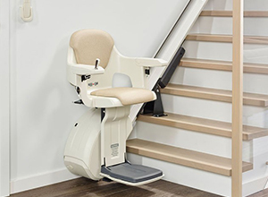 Chair Stairlift on Straight Staircase