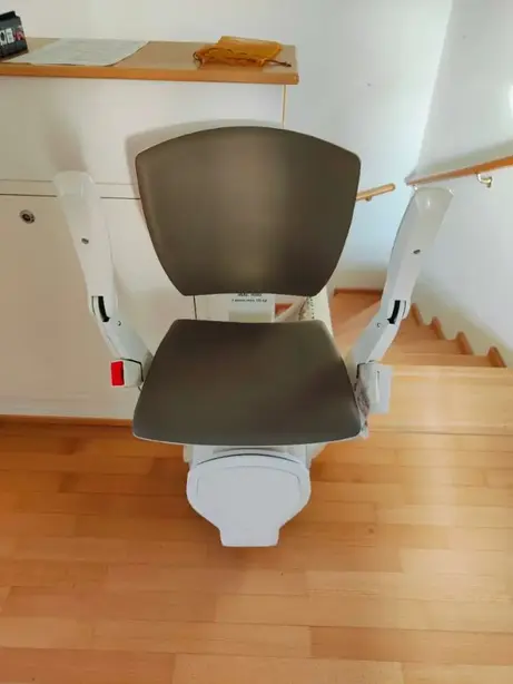 Curved Indoor Stair Lift installation in Drexel (Montgomery County)