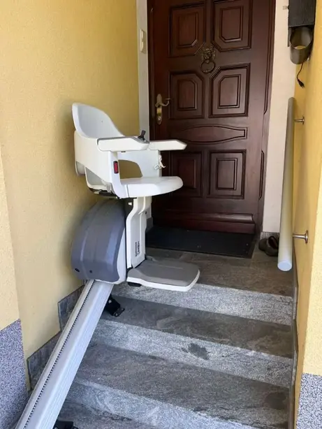 Outdoor Stair Lift for Entry Steps installation in East Providence (Bedford County)